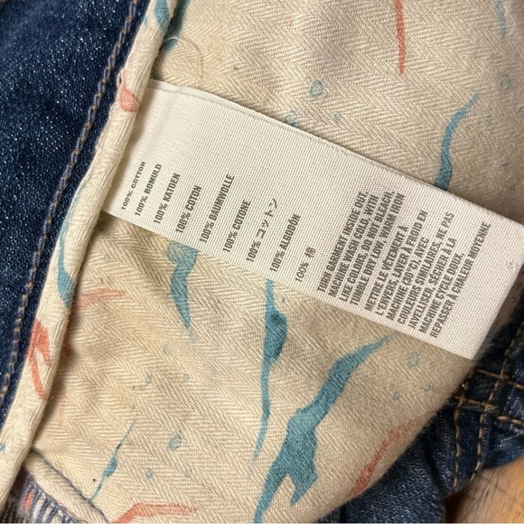 Hollister Jr. Cropped Boyfriend Relaxed Distressed Denim Jeans size 7 - Picture 9 of 12